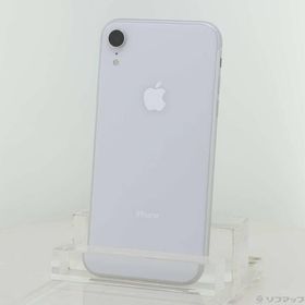 〔中古〕Apple(アップル) iPhoneXR 64GB ホワイト MT032J／A SIMフリー〔198-ud〕