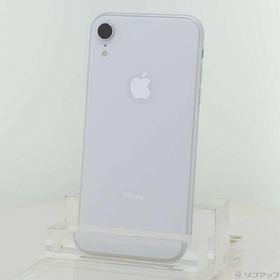 〔中古〕Apple(アップル) iPhoneXR 64GB ホワイト MT032J／A SIMフリー〔198-ud〕