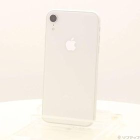 〔中古〕Apple(アップル) iPhoneXR 64GB ホワイト MT032J／A SIMフリー〔247-ud〕