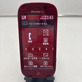 超美品 docomo F-06F レッド 4.0インチ スマートフォン本体