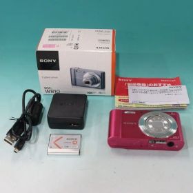 中古動作品 SONY Cyber-shot/サイバーショット DSC-W810 2010万画素 6倍光学 コンパクトデジタルカメラ