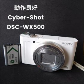 動作良好 Sony Cyber-Shot DSC-WX500 ホワイト 自撮り