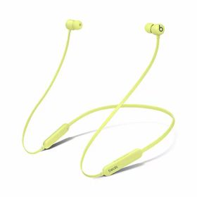 Beats Flexワイヤレスイヤホン – Apple W1ヘッドフォンチップ、マグネット式イヤーバッド、Class 1 Bluetooth、最大12時間の再生時間 - イエロー