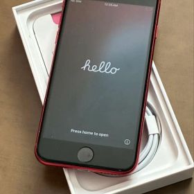 iPhone se 第2世代 64GB simフリー RED 箱 充電ケーブル付