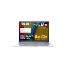 新品 ASUS Vivobook X シリーズ M3604YA-MB104WS 16インチ Ryzen 5 7530U SSD容量512GB メモリ8GB Office クールシルバー