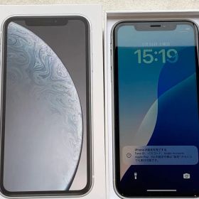 【極美品】Apple iPhone XR 64GB ホワイト 本体