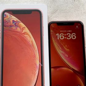 【極美品】Apple iPhone XR 64GB コーラル 本体