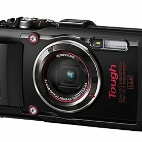 【中古】［非常に良い］OLYMPUS デジタルカメラ STYLUS TG-4 Tough ブラック 1600万画素CMOS F2.0 15m 防水 100kgf耐荷重 GPS+電子コンパス&内蔵Wi-Fi TG-4 BLK