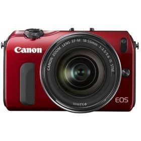Canon ミラーレス一眼カメラ EOS M レンズキット EF-M18-55mm F3.5-5.6 IS STM付属 レッド EOSMRE-18-5