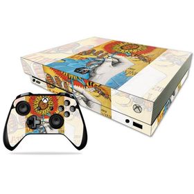 MightySkins Xbox One X 用ビニールスキン「Sunflower DNA」保護スキン 着脱簡単