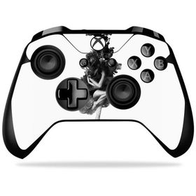 MightySkins Xbox One X Controller 用ビニールスキン「Born of The Universe」保護スキン 着脱簡単