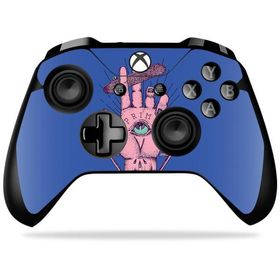 MightySkins Microsoft Xbox One X コントローラー 用ビニールスキン「God of Skate」保護デカールラップ 着脱簡単