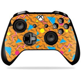 MightySkins Microsoft Xbox One X コントローラー 用ビニールスキン「90s Tiger」保護デカールラップ 着脱簡単
