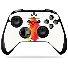 MightySkins Microsoft Xbox One X コントローラー 用ビニールスキン「Punk Bird」保護デカールラップ 着脱簡単