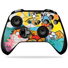 MightySkins Microsoft Xbox One X コントローラー 用ビニールスキン「Jealousy」保護デカールラップ 着脱簡単