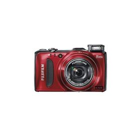 FUJIFILM デジタルカメラ FinePix F550EXR レッド FX-F550EXR R(中古品)