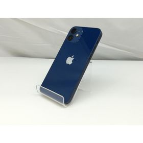 【中古】Apple SoftBank 【SIMロック解除済み】 iPhone 12 mini 64GB ブルー MGAP3J/A【札幌】保証期間１ヶ月【ランクB】