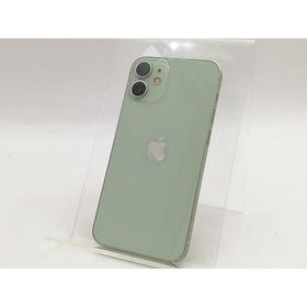 【中古】Apple docomo 【SIMロック解除済み】 iPhone 12 mini 256GB グリーン MGDW3J/A【福岡筑紫】保証期間１ヶ月【ランクC】