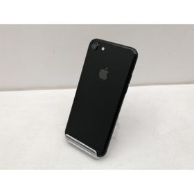 【中古】Apple au 【SIMロック解除済み】 iPhone 7 128GB ジェットブラック MNCP2J/A【仙台イービーンズ】保証期間１週間【ランクC】