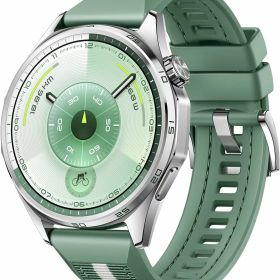 ファーウェイ HUAWEI WATCH GT 6 46mm Green 1.47インチAMOLEDディスプレイ 64GBストレージ 最大21日間駆動 GPSスマートウォッチ ATM-B19-GR