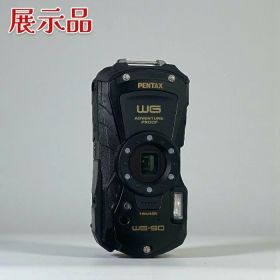 （展示品）PENTAX ペンタックス 防水デジタルカメラ WG-90 ブラック 耐衝撃 防塵 光学5倍【訳アリ】