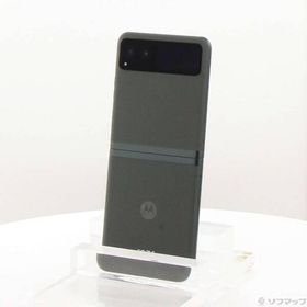 〔中古〕Motorola(モトローラ) motorola razr 40s 256GB セージグリーン A303MO Softbank SIMフリー〔251-ud〕