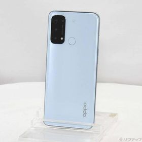 〔中古〕ワイモバイル Reno5 A 128GB アイスブルー A103OP Y!mobile SIMフリー〔269-ud〕