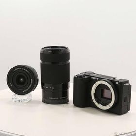 〔中古〕SONY(ソニー) VLOGCAM ZV-E10 II ダブルズームレンズキット ブラック ZV-E10M2X B〔262-ud〕