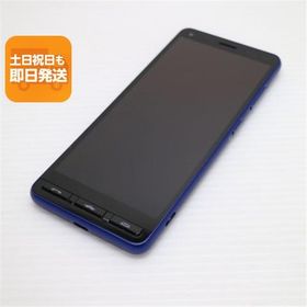 新品同様 かんたんスマホ2＋ A201KC ブルー スマホ 白ロム 中古 あすつく 土日祝発送OK