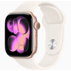 APPLE アップル Apple Watch Series 11 GPSモデル 42mm MEU44J/A ローズゴールド M/L