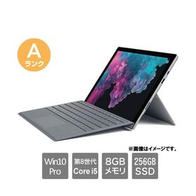 ノートPC マイクロソフト ★中古パソコン・Aランク★1796 [Surface Pro 6(i5-8350U 8GB SSD256GB 12.3 Windows10Pro タイプカバー(アイスブルー) 30日保証)]