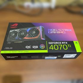 【美品/箱付】ASUS ROG STRIX RTX4070Ti OC 12GB