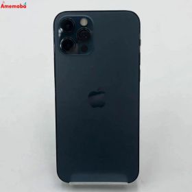 【中古】iPhone12 Pro 256GB パシフィックブルー MGMD3J/A AU版SIMフリー 訳あ