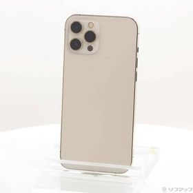 〔中古〕Apple(アップル) iPhone12 Pro Max 512GB ゴールド MGD53J／A SIMフリー〔348-ud〕