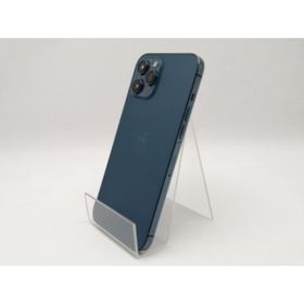 【中古】Apple au 【SIMロック解除済み】 iPhone 12 Pro Max 128GB パシフィックブルー MGCX3J/A【ECセンター】保証期間１ヶ月【ランクC】