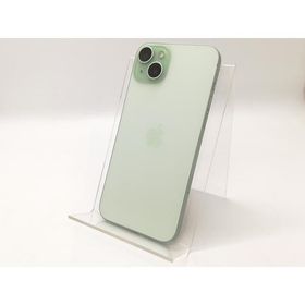 【中古】Apple 国内版 【SIMフリー】 iPhone 15 Plus 128GB グリーン MU0E3J/A【柏】保証期間１ヶ月【ランクB】