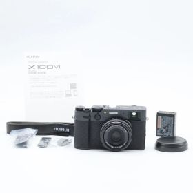 【ショット数774】FUJIFILM X100VI ブラック｜APS-C 高画質コンパクトデジタルカメラ｜23mm F2単焦点・手ブレ補正搭載 富士フイルム【中古】