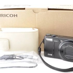 RICOH CX5 ブラック ケース付き コンパクトデジカメ @4800
