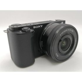 【中古】SONY VLOGCAM ZV-E10L パワーズームレンズキット ブラック【池袋東口】保証期間１ヶ月【ランクB】