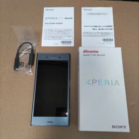 【中古】Xperia XZ1 SO-01K ブルー 64GB 箱・説明書付き
