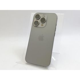 【中古】Apple 国内版 【SIMフリー】 iPhone 15 Pro 256GB ナチュラルチタニウム MTUF3J/A【大宮東口】保証期間１ヶ月【ランクB】