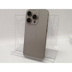 【中古】Apple docomo 【SIMフリー】 iPhone 15 Pro 256GB ナチュラルチタニウム MTUF3J/A【大宮東口】保証期間１ヶ月【ランクB】