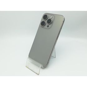 【中古】Apple au 【SIMフリー】 iPhone 15 Pro 256GB ナチュラルチタニウム MTUF3J/A【秋葉本店】保証期間１ヶ月【ランクB】