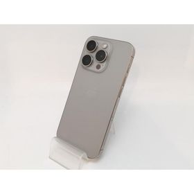 【中古】Apple 国内版 【SIMフリー】 iPhone 15 Pro 256GB ナチュラルチタニウム MTUF3J/A【津田沼】保証期間１ヶ月【ランクA】
