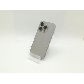 【中古】Apple 国内版 【SIMフリー】 iPhone 15 Pro 256GB ナチュラルチタニウム MTUF3J/A【静岡】保証期間１ヶ月【ランクB】