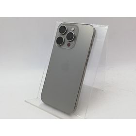 【中古】Apple 国内版 【SIMフリー】 iPhone 15 Pro 256GB ナチュラルチタニウム MTUF3J/A【大宮東口】保証期間１ヶ月【ランクA】
