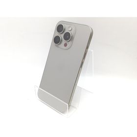 【中古】Apple SoftBank 【SIMフリー】 iPhone 15 Pro 256GB ナチュラルチタニウム MTUF3J/A【熊本】保証期間１ヶ月【ランクB】