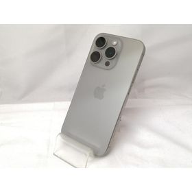 【中古】Apple 国内版 【SIMフリー】 iPhone 15 Pro 256GB ナチュラルチタニウム MTUF3J/A【戸塚】保証期間１ヶ月【ランクA】
