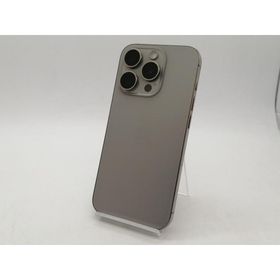 【中古】Apple au 【SIMフリー】 iPhone 15 Pro 256GB ナチュラルチタニウム MTUF3J/A【札幌南2条】保証期間１ヶ月【ランクA】
