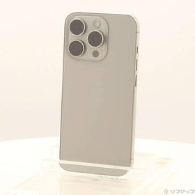 〔中古〕Apple(アップル) iPhone15 Pro 256GB ナチュラルチタニウム MTUF3J／A SIMフリー〔348-ud〕